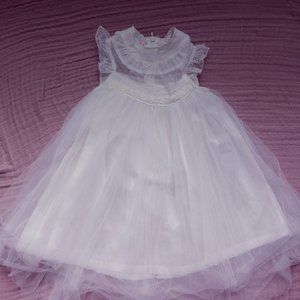 Think Pink White Dress Size 2